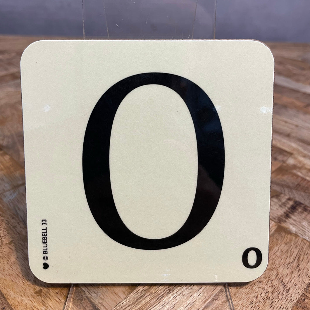 Alphabet Coaster - O