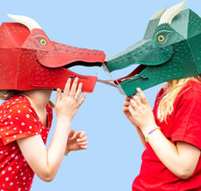 Load image into Gallery viewer, Make Your Own Fire Breathing Dragon Mask
