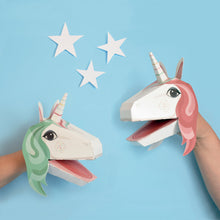 Load image into Gallery viewer, Create Your Own - Unicorn Puppets
