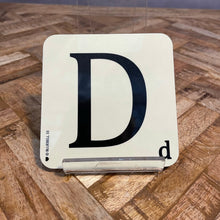 Load image into Gallery viewer, Alphabet Coaster - D

