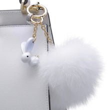 Load image into Gallery viewer, White Bunny Bag Charm
