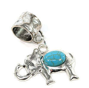 Turquoise Elephant Scarf Jewellery
