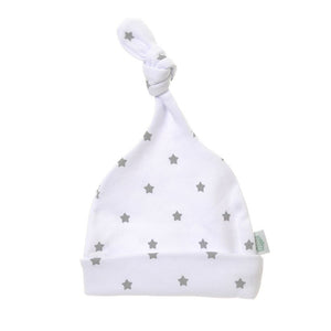 White Star Baby Knotted Hat